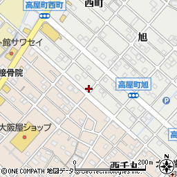 愛知県江南市高屋町旭219周辺の地図