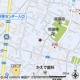 神奈川県茅ヶ崎市萩園1546周辺の地図