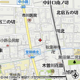 愛知県一宮市木曽川町黒田錦里97-5周辺の地図