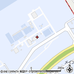 君津富津広域下水道組合　君津・富津終末処理場周辺の地図