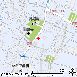 神奈川県茅ヶ崎市萩園1654周辺の地図