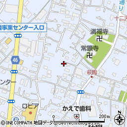 神奈川県茅ヶ崎市萩園1545周辺の地図