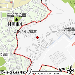 神奈川県鎌倉市植木755周辺の地図