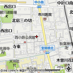 愛知県一宮市木曽川町黒田錦里29周辺の地図
