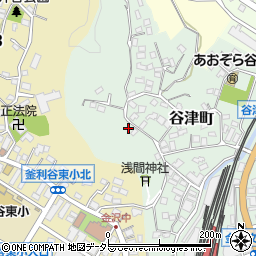 神奈川県横浜市金沢区谷津町302周辺の地図