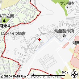 神奈川県鎌倉市植木727周辺の地図