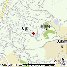 神奈川県鎌倉市大船2060-6周辺の地図