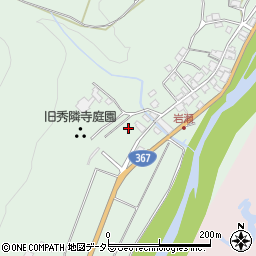 滋賀県高島市朽木岩瀬389周辺の地図