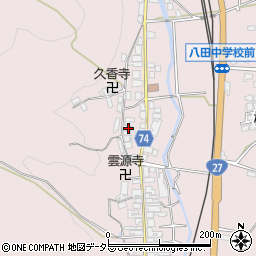 京都府綾部市梅迫町上町28周辺の地図