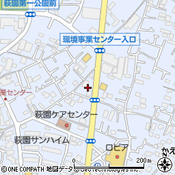 神奈川県茅ヶ崎市萩園1227周辺の地図