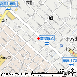 愛知県江南市高屋町旭169周辺の地図