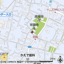 神奈川県茅ヶ崎市萩園1438周辺の地図