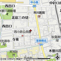 愛知県一宮市木曽川町黒田錦里27周辺の地図