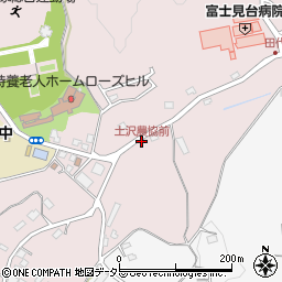 土沢農協前周辺の地図