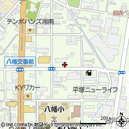 セブンイレブン平塚東八幡４丁目店周辺の地図