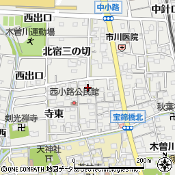 愛知県一宮市木曽川町黒田錦里7周辺の地図