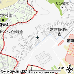 神奈川県鎌倉市植木727-9周辺の地図