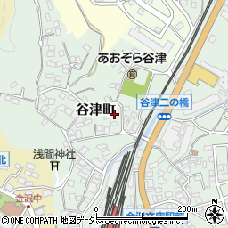 神奈川県横浜市金沢区谷津町250周辺の地図