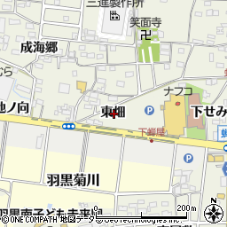 愛知県犬山市羽黒東畑周辺の地図