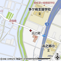 神奈川県茅ヶ崎市浜之郷6周辺の地図