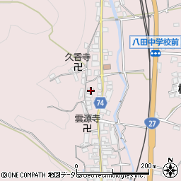 京都府綾部市梅迫町上町29周辺の地図