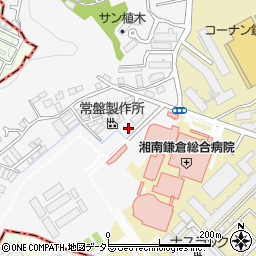 神奈川県鎌倉市植木711周辺の地図