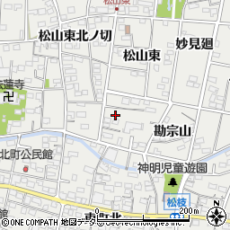 愛知県一宮市木曽川町黒田（松山東南ノ切）周辺の地図