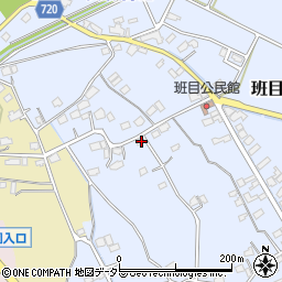 神奈川県南足柄市班目147周辺の地図