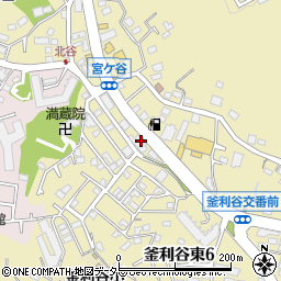 サイクルベースあさひ　釜利谷店周辺の地図