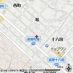 愛知県江南市高屋町旭137周辺の地図