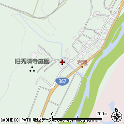 滋賀県高島市朽木岩瀬387周辺の地図