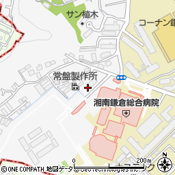 神奈川県鎌倉市植木683-25周辺の地図