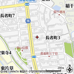愛知県犬山市長者町周辺の地図
