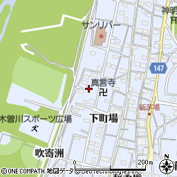 愛知県一宮市木曽川町里小牧下町場54周辺の地図