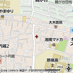 セブンイレブン茅ケ崎円蔵１丁目店周辺の地図