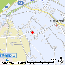 神奈川県南足柄市班目136周辺の地図