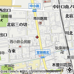 愛知県一宮市木曽川町黒田錦里72-1周辺の地図