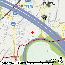 神奈川県足柄上郡松田町神山17周辺の地図