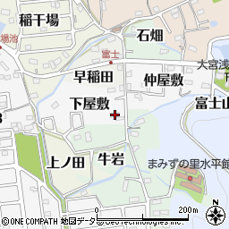 愛知県犬山市下屋敷23周辺の地図