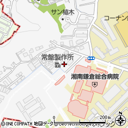 神奈川県鎌倉市植木711-3周辺の地図