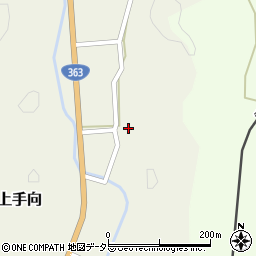 岐阜県恵那市山岡町上手向2476周辺の地図