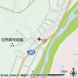 滋賀県高島市朽木岩瀬187周辺の地図
