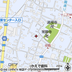 神奈川県茅ヶ崎市萩園1496周辺の地図