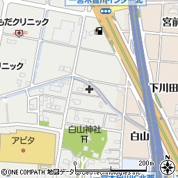 愛知県一宮市木曽川町黒田九ノ通り8周辺の地図