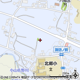 静岡県小山町（駿東郡）用沢周辺の地図