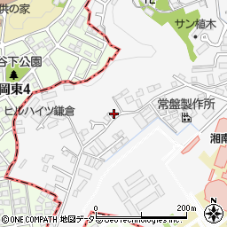 神奈川県鎌倉市植木739-3周辺の地図