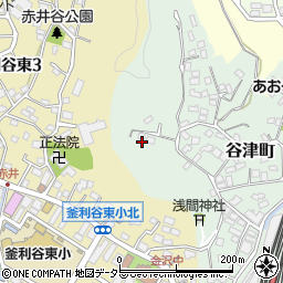 神奈川県横浜市金沢区谷津町296周辺の地図
