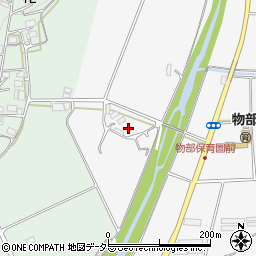 京都府綾部市物部町折目周辺の地図