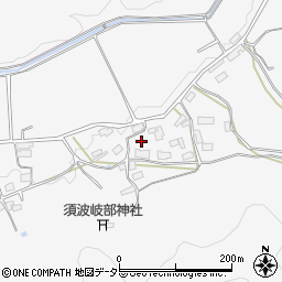 京都府綾部市物部町（中谷）周辺の地図