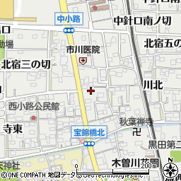 愛知県一宮市木曽川町黒田錦里94-2周辺の地図
